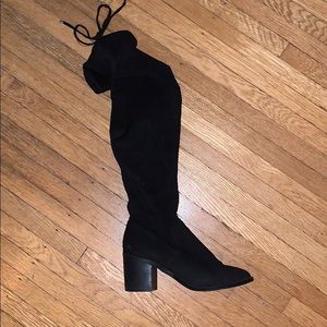 Steve Madden Black knee high boots